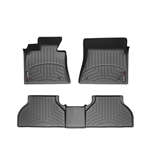 WeatherTech 15 Ford F-150 (Supercrew and Supercab) Front FloorLiners and Rear 3D Floor Mats - Black 44697-1-3IM