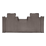 WeatherTech 2015+ Ford F-150 Supercab Rear FloorLiner - Cocoa w/ First Row Bucket Seats 476973