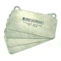 Girodisc Titanium Pad Shields for C8 Z51 Front  TS-4005-4
