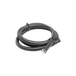 Snow 10AN Braided Stainless PTFE Hose - 5ft (Black) SNF-60105B