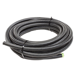 Snow 8AN Braided Stainless PTFE Hose - 30ft (Black) SNF-60830B