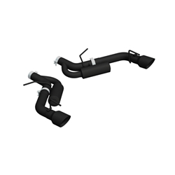 MBRP 16-19 Chevrolet Camaro SS Dual Rear Exit Axle Back w/ 4.5in OD Tips - BLK (Non NPP Models) S7034BLK