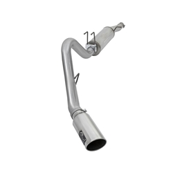 aFe MACHForce XP 2017 Ford SuperDuty F-250/F-350 V8 6.2L CC/LB Cat-Back SS 4in. Exhaust System 49-43086-P
