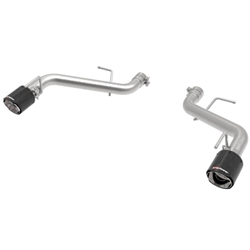 aFe POWER MACH Force-Xp 2.5in Axle-Back Exhaust System 16-20 Chevy Camaro SS V8 6.2L - Carbon Fiber 49-44118-C