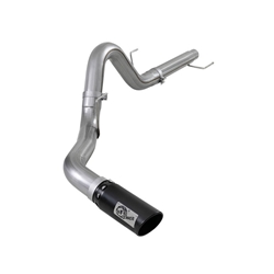 aFe 2021 Ford F-150 V6-3.0L (td) Large Bore 409 SS DPF-Back Exhaust System 49-43143-B