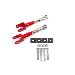 BMR 15-17 S550 Mustang Rear On-Car Adj. Rod Ends Toe Rods - Red TR005R