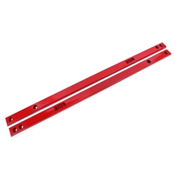 BMR 15-20 S550 Mustang Chassis Jacking Rails (Shorter Tube) - Red CJR760R