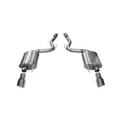 Sport Corsa 2015 Ford Mustang GT 5.0 3in Axle Back Exhaust Polish Dual Tips (Touring) 14329