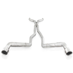 Stainless Works 10-15 Camaro 6.2L 3in Dual Chambered Catback System X-Pipe Performance Connect CA11CBL