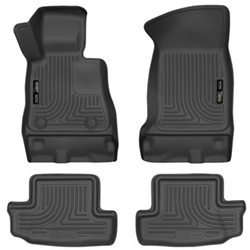 Husky Liners 16-17 Chevy Camaro WeatherBeater Front and Second Row Black Floor Liners 99121
