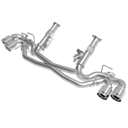aFe MACH Force-Xp 304 Stainless Steel Cat-Back Exhaust Polished 2020 Chevrolet Corvette C8 49-34124NM-P