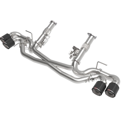 aFe MACH Force-Xp 304 Stainless Steel Cat-Back Exhaust Black 2020 Chevrolet Corvette C8 49-34124NM-B