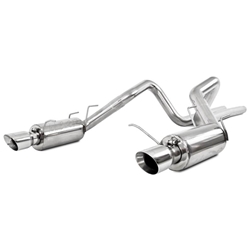 MBRP 11-14 Ford Mustang GT 5.0L Dual Split Rear Street Version T409 3in Cat Back Exhaust System S7258409