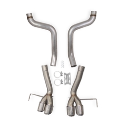 HOOKER BLACKHEART AXLE-BACK EXHAUST SYSTEM 2015-2019 C7 Corvette Z06 3 inch 304 Stainless Steel Axle-Back without Mufflers 70401327-RHKR