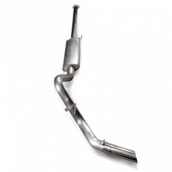 Stainless Works 2011-14 F-150 3.5L 3-1/2in Catback Chambered Muffler Factory Connection FTECOCB