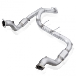 Stainless Works 2017 F-150 Raptor 3.5L 3in Downpipe High-Flow Cats Factory Connection FTR17DPCAT