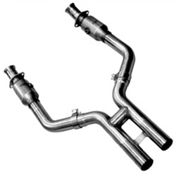 Kooks 05-10 Ford Mustang GT 4.6L 3V Auto/Manual 2 1/2in x 2 1/2in OEM Cat H Pipe Kooks HDR Req 11313500