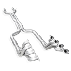 Stainless Works 2016-18 Camaro SS Headers 1-7/8in Primaries 3in High-Flow Cats X-Pipe AFM Delete CA16HCATST