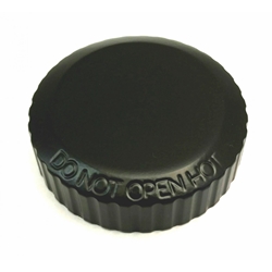 Coolant Cap Cover Aluminum Satin Black Roto-fab 10164109