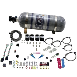 Nitrous Express Ford EFI Dual Stage Nitrous Kit (50-150HP x 2) w/Composite Bottle 20124-12